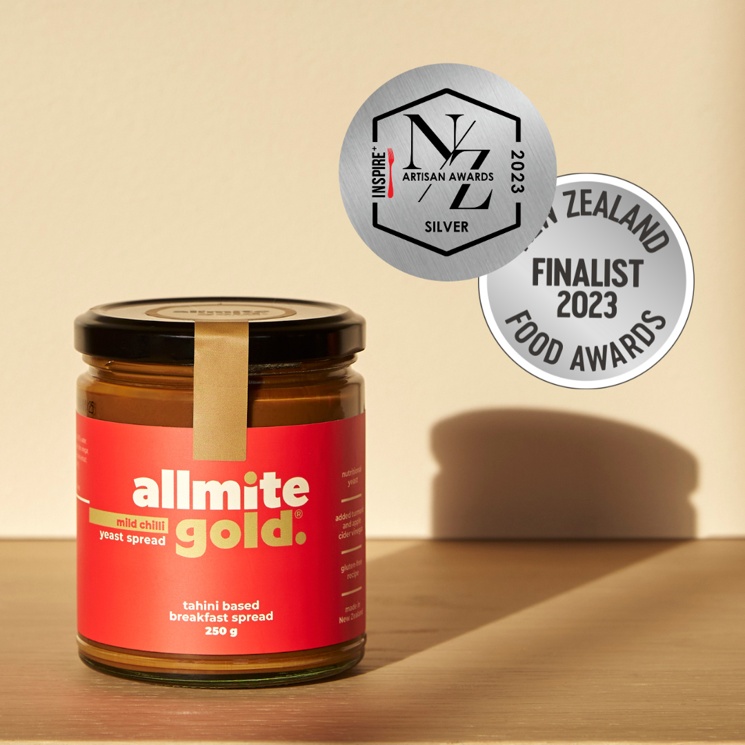 2x 250g allmite gold mild chilli jars!